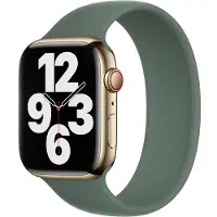 Apple Siliconen solobandje voor de Watch | 38/40/41/42 mm - Maat 9 - Eucalyptus