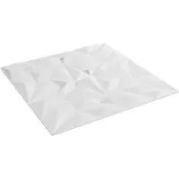 vidaXL Wandpanelen 24 st 50 x 50 cm Wit XPS Schuim