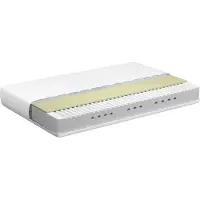 Beliani WHISPER - Traagschuimmatras hard - Wit - 120 x 200 cm - Polyester