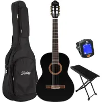 Javier Enriques CAG-85BK Black klassieke gitaar starterset