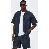 Only & Sons Overhemd 'ONSWayne' donkerblauw