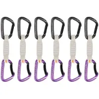Mammut - Workhorse Keylock Quickdraws - Klimset 12 cm - Straight Gate / Bent Gate Key, wit