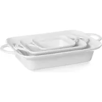 Hendi Rechthoekige tapasschaal – porselein – 0,25L – 236x126x48 mm – met handgrepen