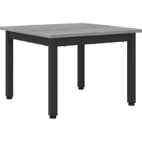 vidaXL Salontafel Grijs Sonoma 50 x 50 x 36 cm Bewerkt hout