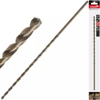 Tvardy HSS Lang Boor - 6.0mm x 330mm - Goudkleurig - Diepboren - Metaal en Kunststof