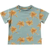 Your Wishes T-shirt blauw Jongens Stretchkatoen Ronde hals All over print - maat 140