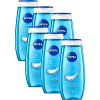 Nivea LOVE Splash Douchegel - Shower Gel - met Vitamine C en E - Voordeelverpakking 6 x 250 ml