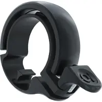 Knog Oi Classic Fietsbel, zwart L | 23,8-31,8mm 2022 Fietsbellen