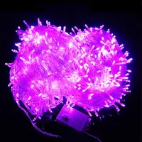 Lapamax 50 meter, 500 LED-lichtketting, 8 lichtmodi, binnenverlichting, LED-lichtkettingen voor Kerstmis, Halloween, feestjes, tuinverlichting, paars