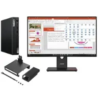 Lenovo ThinkCentre M75q G5 A7 16 512 + ThinkVision T27-40 27 FHD AMD Ryzen 7 PRO 8700GE-processor 3,65 GHz tot 5,10 GHz, Windows 11 Pro 64, 512 GB SSD TLC Opal - M75QBUNDLE1EUA