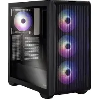 SMX Croft - Mid Tower Behuizing ATX Tempered Glass Zwart