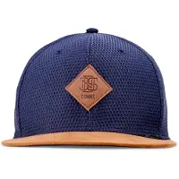 Djinns Pet 'Honey Knit' navy / cognac
