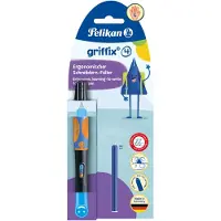 Pelikan Griffix vulpen - Linkshandig - Neon Zwart - Blister