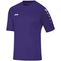 Jako teamshirt, korte mouwen, kindermaat - paars