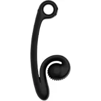 SVibe Curve - 2in1 clitorisstimulerende vibrator (zwart)