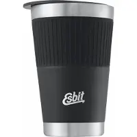 Esbit Sculptor Thermosbeker - 550ml - Mat Zwart - Drinkdeksel - RVS