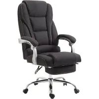 BellaFurn Ergonomische bureaustoel - Bureaustoel - Traploos verstelbare zithoogte. Kleur: Zwart