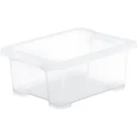 Rotho CORE Basic opbergbox - set van 4 - stapelbaar - 11 ltr
