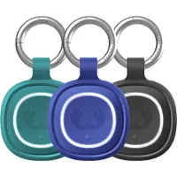 Fresh 'n rebel Smart Finder 2 - 3-Pack - Bluetooth Tracker - Smart Tag voor Apple Find My & Android - Sleutelvinder - 12 maanden batterij - IPX7 Waterproof - Real Teal, True Blue, Storm Grey