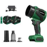 OEM Turboblazer, 3000W vermogen, windsnelheid van 650 m/s, 2 x 4,5 Ah batterij