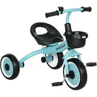 AIYAPLAY - Driewieler - met Mand - met Fietsbel - Blauw