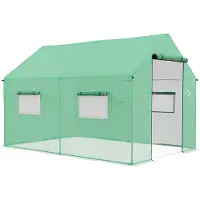 Outsunny Foliengewächshaus mit UV-beständiger Folie 84H-074V00