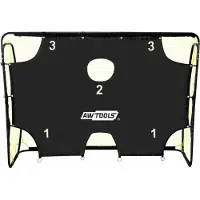 AWTOOLS - Voetbaldoel - Stalen Constructie - 213x153x76 cm