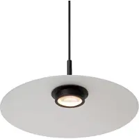 Lucide MENGA - Hanglamp - Ø 40 cm - LED Dimb. - 1x11W 2700K - Opaal