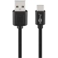 Goobay 55468 - USB 2.0 kabel - 1,8 m - Zwart
