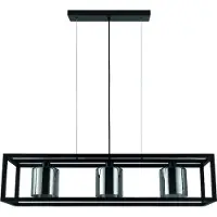 Eglo Eetkamer Hanglamp Brisling Met Smoke Glas