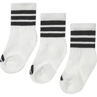 Adidas Sokken 'Kids 3-Stripes Cushioned Crew 3 Pair Pack' zwart / wit