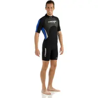 Cressi Medx 2.5 Mm Short Sleeve Shorty Zwart M Man