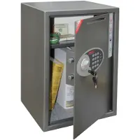 Phoenix Vela Home Afstortkluis Elektronisch slot 51 L SS0804ED Grijs