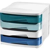 Cep Riviera Ladesysteem PS (Polystyreen) Multikleur 4 Lades 29,2 x 38,6 x 24,6 cm