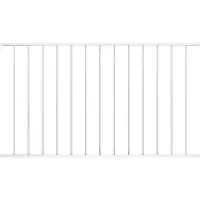 vidaXL Schuttingpaneel Woerden gepoedercoat staal 163x75 cm wit