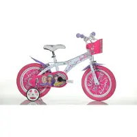 Dino Bikes 614G-BA, Stadsfiets, Geschikt voor kinderen en dames, Rechtstuur, 35,6 cm (14 inch), Staal