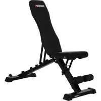 Hammer Halterbank Force 2.0 | Opvouwbaar | Draagvermogen 200 kg | Verstelbaar