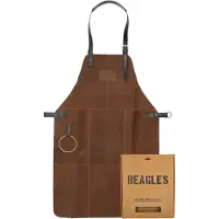 Beagles Leren Kookschort BBQ Bruin