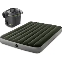 Intex Prestige Downy Twijfelaar Luchtbed met Batterijpomp