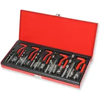 DeTec. Schroefdraad Reparatieset - 131-delig - Voor M5 t/m M12 - Inclusief HSS Boor en Tap