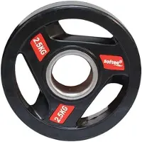 Softee Olympic Plate 2.5kg Zwart 2.5 kg