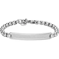 Fossil JF04767040 Heren Armband - Zilverkleurig