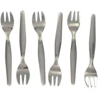 Fackelmann Set van 6 oestervorkjes 12,5 cm
