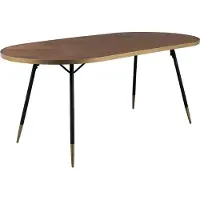 Housecraft living Eettafel Tufan | hout bruin 90x75x200 cm eettafels | NADUVI