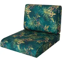 Hobbygarden Tuinkussen 3D Print GrasgroenNel 70x70cm - Geschikt voor oa Wicker tuins-set & Stoelen - Waterafstotend - UV Bestendig