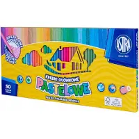 Astra - Pastelkleurige Potloden - Ovaal - 50 Kleuren - FSC Hout
