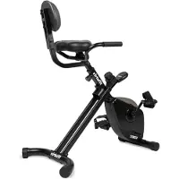 VirtuFit DB100 Opvouwbare Deskbike met Rugleuning - Bureaufiets met Computer
