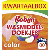 Robijn 5x Wasmiddeldoekjes Color 16 Stuks