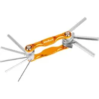 Rebel Hex Serie - Inbussleutel Set - 8 Stuks - Chroom-Vanadiumstaal - Anodiseerde Aluminium Handgreep