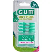 Gum Soft-Picks Comfort Flex Mint Large - Zachte tandenstokers - 40 stuks (3)